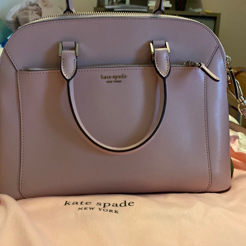 AUTHENTIC Kate Spade Medium Saffiano Leather Top Zip Satchel CROSSBODY NWT